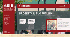 Desktop Screenshot of collegioviscontea.it